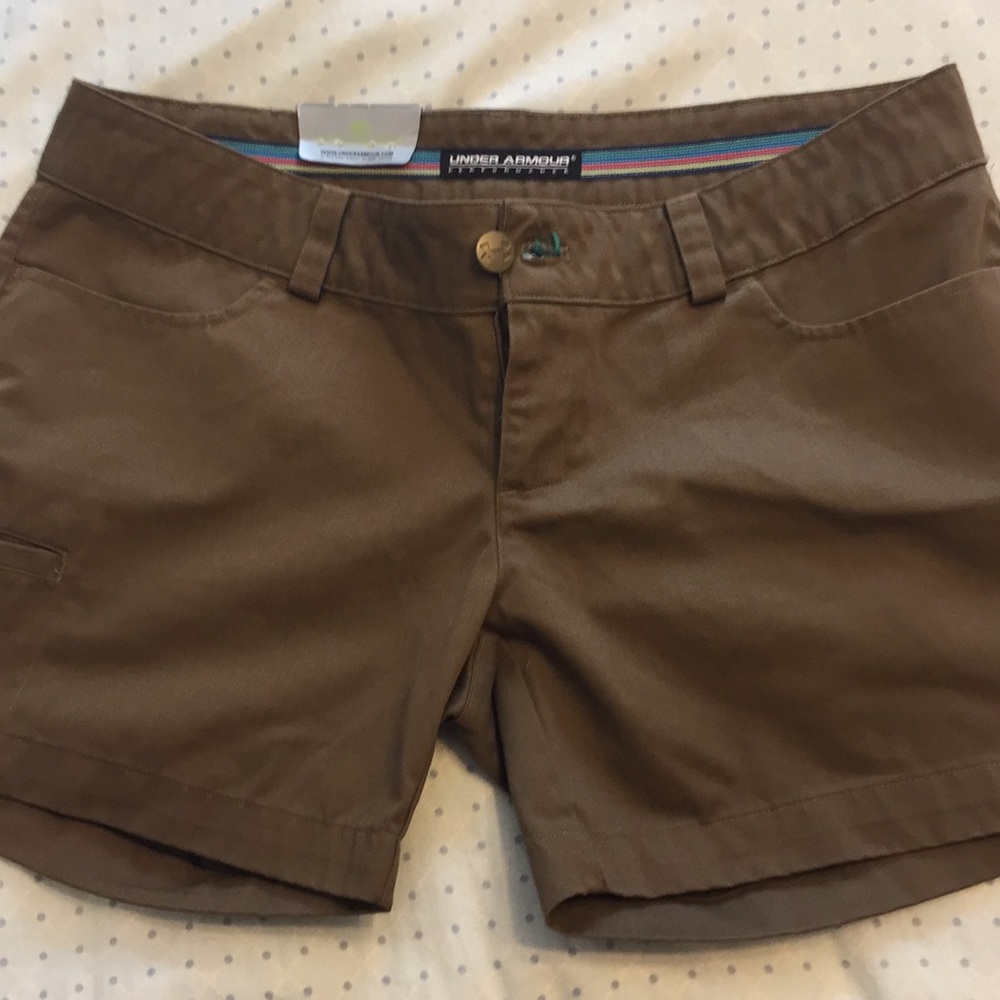 Under Armour brown shorts size 12